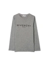 GIVENCHY GRAY T-SHIRT,H25148 A47