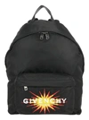 GIVENCHY GIVENCHY LOGO EMBROIDERED BACKPACK