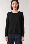 COS LONG-SLEEVED COTTON TOP,0826001002