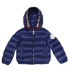 Moncler Bass Quilted Down Jacket In Blue