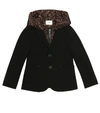 FENDI HOODED BLAZER,P00435289