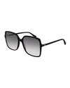 GUCCI SQUARE ACETATE SUNGLASSES,PROD227880359