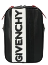 GIVENCHY GIVENCHY MC3 LOGO STRIPE CROSSBODY BAG