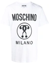 MOSCHINO MILANO LOGO PRINT T-SHIRT