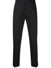 DOLCE & GABBANA STRETCH-COTTON TAILORED TROUSERS