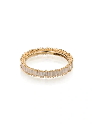 SUZANNE KALAN 18KT GOLD FIREWORKS ETERNITY DIAMOND RING