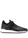 TOD'S TOD'S MEN'S BLACK LEATHER SNEAKERS,XXM69A0W921LZMB999 5