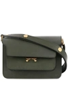 Marni Mini Trunk Shoulder Bag In Green