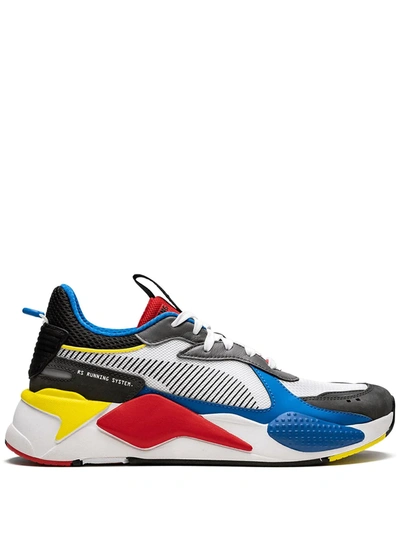 Puma Rs-x Toys Sneakers In White/royal/high Risk Red