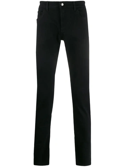 Dolce & Gabbana Slim-fit Camouflage-pocket Jeans In Black