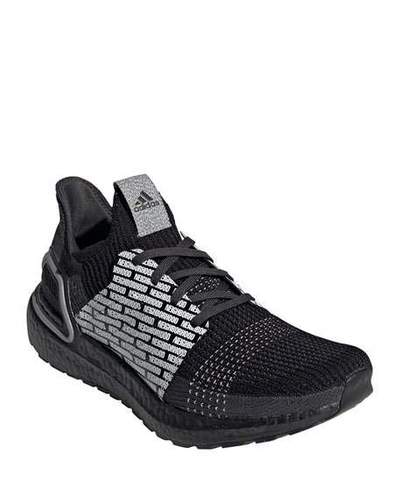 Adidas X Neighborhood Men's Ultraboost 19 Stretch-knit Sneakers In Black