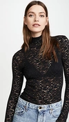 ENZA COSTA LACE TURTLENECK WITH BACK ZIP