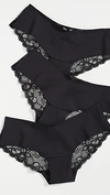 JOURNELLE ESTELLE HIPSTER 3-PACK BLACK,JNELL30004