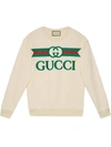 GUCCI LOGO印花套头衫