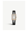JAEGER-LECOULTRE Q2602540 REVERSO CLASSIC PINK-GOLD AND LEATHER WATCH,757-10001-Q2602540