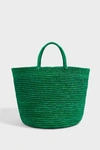 Sensi Studio Maxi Woven Tote Bag In Green