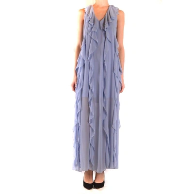 Aniye By Women's Light Blue Polyester Dress