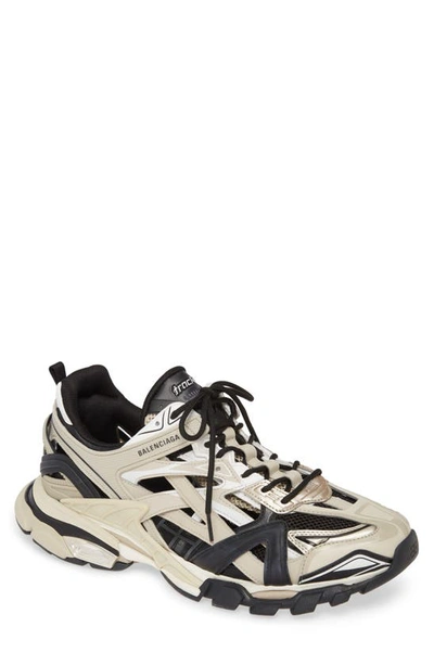 Balenciaga Multicoloured Track 2 Sneakers In Beige