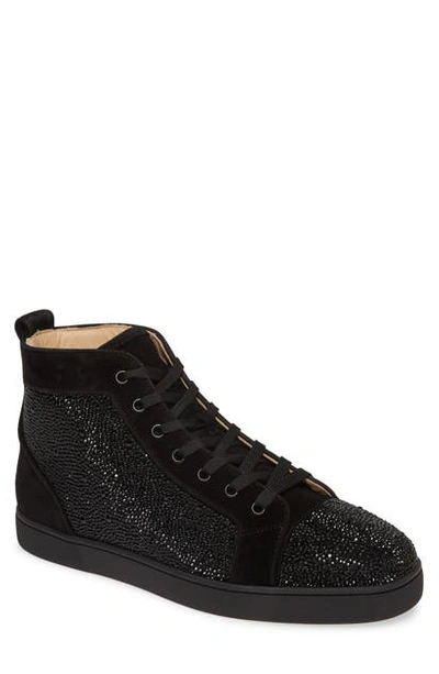 Christian Louboutin Louis Sneaker In Black