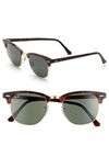 RAY BAN CLASSIC CLUBMASTER 51MM SUNGLASSES,RB301651-XM