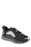 Nike Black Undercover Edition Air Max 720 Sneakers In Black/ University Red