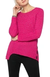 NIC + ZOE CROSS STITCH SWEATER,R191116