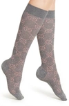 Gucci Logo Socks In Flannel/ Pink