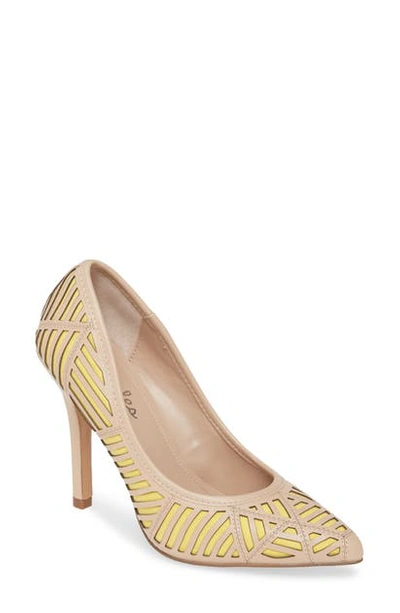 Charles By Charles David Mystery Pump In Nude/ Sunshine