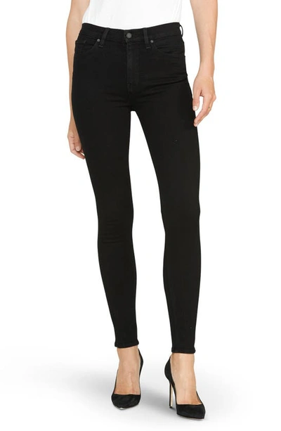 Hudson Barbara High Waist Super Skinny Jeans In Black