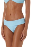 Melissa Odabash Brussels Bikini Bottoms In Celeste Ribbed