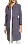 ANNE KLEIN AUDREY TWEED TOPCOAT,10749476