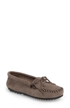 MINNETONKA 'KILTY' SUEDE MOCCASIN,00400