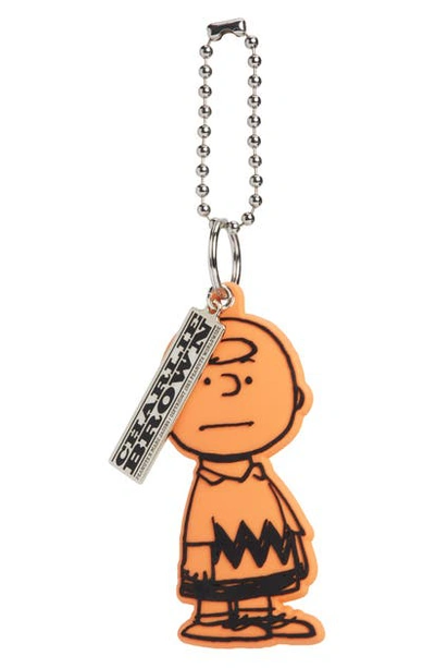 Marc Jacobs Charlie Brown Key Chain In 800 Orange
