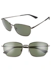 RAY BAN 58MM POLARIZED NAVIGATOR SUNGLASSES,RB365360-P