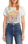 Mother Little Goodie Goodie Printed Cotton T-shirt In Take A Trip