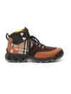 BURBERRY BURBERRY PANELLED LACE-UP HIKING BOOTS