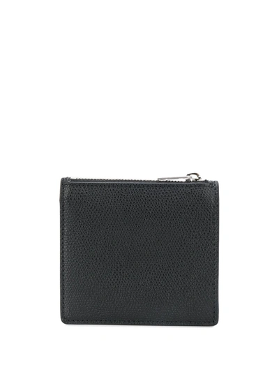 Maison Margiela Bi-fold Zip Wallet In Black