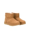 Ugg Teen Shearling Ankle Boots In Chestnut