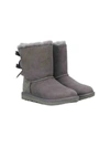Ugg Little Girl's & Girl's Bailey Bow Ii Boots In Grigio