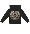 VERSACE LOGO COTTON HOODIE,P00445527