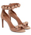 Alaïa La Bombe Ankle Bracelet Sandals In Pink