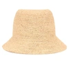 GUCCI RAFFIA BUCKET HAT,P00433985