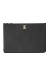 BURBERRY GRAINED LEATHER POUCH,14951651