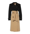 BURBERRY TWO-TONE RECONSTRUCTED TRENCH COAT,15015417