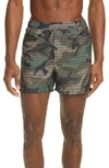 VALENTINO LAYERED CAMO PRINT SWIM TRUCKS,TV3UH0285VD