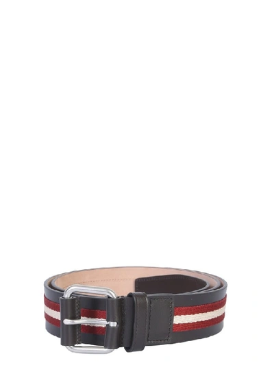 Bally Balley Tianis Buckle Belt In Red