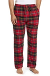 Polo Ralph Lauren Men's Big & Tall Plaid Cotton Flannel Pajama Pants In Bromley Plaid