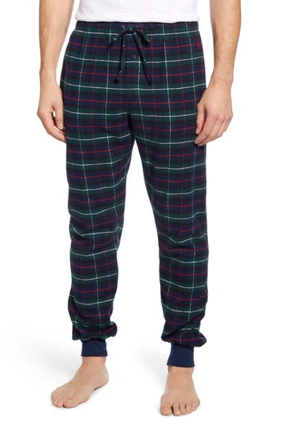 Polo Ralph Lauren Plaid Flannel Jogger Pajama Bottoms In Kesington Plaid