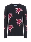 PRADA PRADA ROSE INTARSIA SWEATER