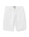 Polo Ralph Lauren Flat Front Chino Shorts In White